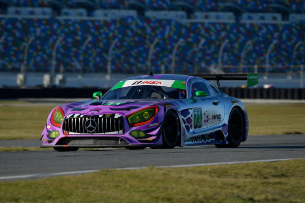 IMSA WeatherTech SportsCar Championship
The Roar Before the Rolex 24
Daytona International Speedway
Daytona Beach, FL USA
Saturday 6 January 2018
#71 P1 Motorsports Mercedes AMG GT3: Kenton Koch, Robert Foley III, Juan Perez, Loris Spinelli
World Copyright: Richard Dole
LAT Images IMSA WeatherTech SportsCar Championship
The Roar Before the Rolex 24
Daytona International Speedway
Daytona Beach, FL USA
Saturday 6 January 2018
#71 P1 Motorsports Mercedes AMG GT3: Kenton Koch, Robert Foley III, Juan Perez, Loris Spinelli
World Copyright: Richard Dole
LAT Images