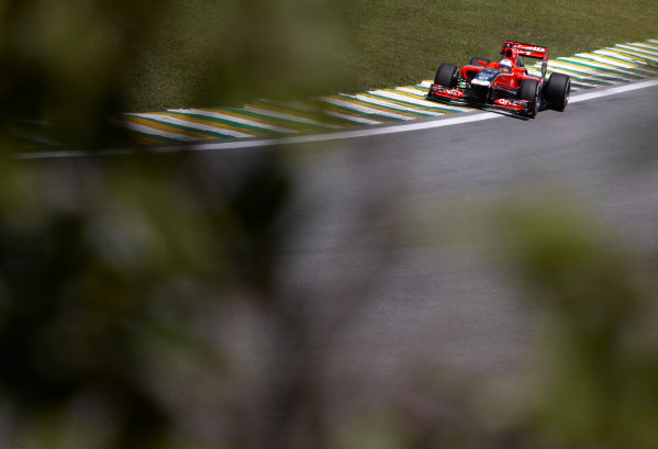 Interlagos, Sao Paulo, Brazil.
25th November 2011.
Timo Glock, Virgin MVR-02 Cosworth. Action.
World Copyright: Steve Etherington/LAT Photographic
ref: Digital Image SNE24656 Interlagos, Sao Paulo, Brazil.
25th November 2011.
Timo Glock, Virgin MVR-02 Cosworth. Action.
World Copyright: Steve Etherington/LAT Photographic
ref: Digital Image SNE24656