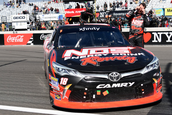 NASCAR XFINITY Series
Zippo 200 at The Glen
Watkins Glen International, Watkins Glen, NY USA
Saturday 5 August 2017
Kyle Busch, NOS Rowdy Toyota Camry, celebrates after winning the Zippo 200.
World Copyright: John K Harrelson
LAT Images NASCAR XFINITY Series
Zippo 200 at The Glen
Watkins Glen International, Watkins Glen, NY USA
Saturday 5 August 2017
Kyle Busch, NOS Rowdy Toyota Camry, celebrates after winning the Zippo 200.
World Copyright: John K Harrelson
LAT Images