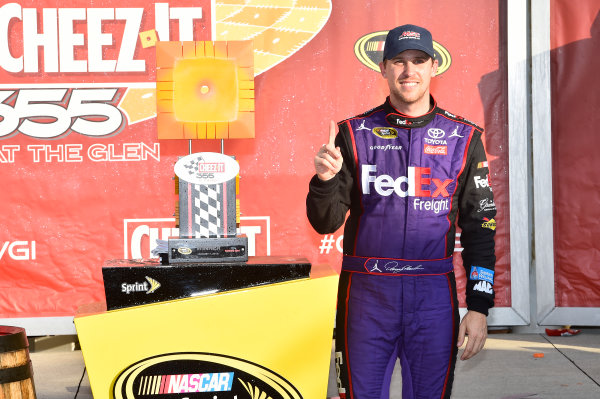 5-7 August, 2016, Watkins Glen, New York USA
Denny Hamlin, FedEx Freight Toyota Camry (11), celebrates in victory lane.
©2016, JohnHarrelson / LAT Photo USA 5-7 August, 2016, Watkins Glen, New York USA
Denny Hamlin, FedEx Freight Toyota Camry (11), celebrates in victory lane.
©2016, JohnHarrelson / LAT Photo USA