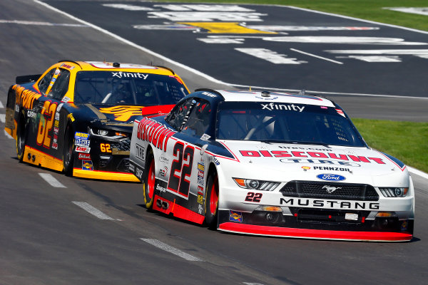 2017 NASCAR Xfinity Series
My Bariatric Solutions 300
Texas Motor Speedway, Fort Worth, TX USA
Saturday 8 April 2017
Ryan Blaney and Brendan Gaughan
World Copyright: Russell LaBounty/LAT Images
ref: Digital Image 17TEX1rl_3764