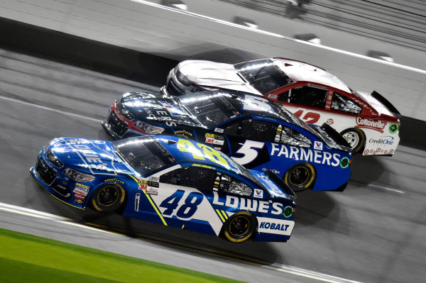 2017 NASCAR Monster Energy Cup - Can-Am Duels
Daytona International Speedway, Daytona Beach, FL USA
Thursday 23 February 2017
Jimmie Johnson, Kasey Kahne and Kyle Larson
World Copyright: Nigel Kinrade/LAT Images
ref: Digital Image 17DAY2nk07193 2017 NASCAR Monster Energy Cup - Can-Am Duels
Daytona International Speedway, Daytona Beach, FL USA
Thursday 23 February 2017
Jimmie Johnson, Kasey Kahne and Kyle Larson
World Copyright: Nigel Kinrade/LAT Images
ref: Digital Image 17DAY2nk07193