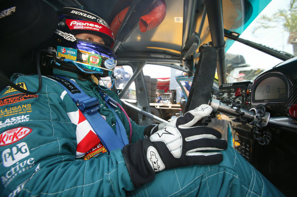 2003 Australian V8 Supercars
Surfers Paradise, Australia. October 25th 2003.
Ford Falcon BA driver Russell Ingall in car during round 11 of the V8 Supercar 's at the Lexmark Indy on the Gold Coast, Australia this weekend.
World Copyright: Mark Horsburgh/LAT Photographic
ref: Digital Image Only 2003 Australian V8 Supercars
Surfers Paradise, Australia. October 25th 2003.
Ford Falcon BA driver Russell Ingall in car during round 11 of the V8 Supercar 's at the Lexmark Indy on the Gold Coast, Australia this weekend.
World Copyright: Mark Horsburgh/LAT Photographic
ref: Digital Image Only