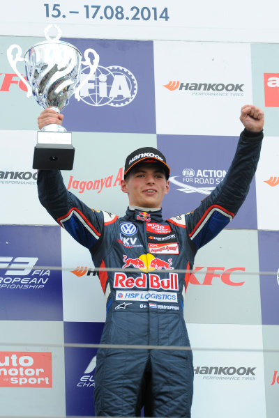 2014 FIA European F3 Championship
Round 9 - Nurburgring, Germany
15th - 17th August 2014
Max Verstappen (NED) VAN AMERSFOORT RACING Dallara F312 Volkswagen
World Copyright: XPB Images / LAT Photographic 
ref: Digital Image 3255535_HiRes