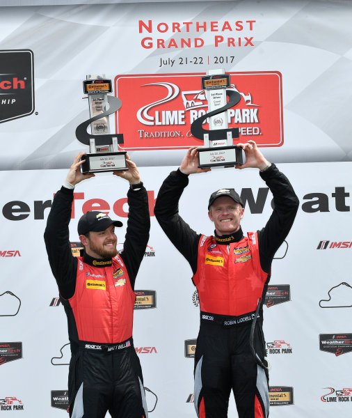 IMSA Continental Tire SportsCar Challenge
Lime Rock Park 120
Lime Rock Park, Lakeville, CT USA
Saturday 22 July 2017 
57, Chevrolet, Chevrolet Camaro GT4.R, GS, Matt Bell, Robin Liddell
World Copyright: Richard Dole
LAT Images
ref: Digital Image RD_LRP_17_01168