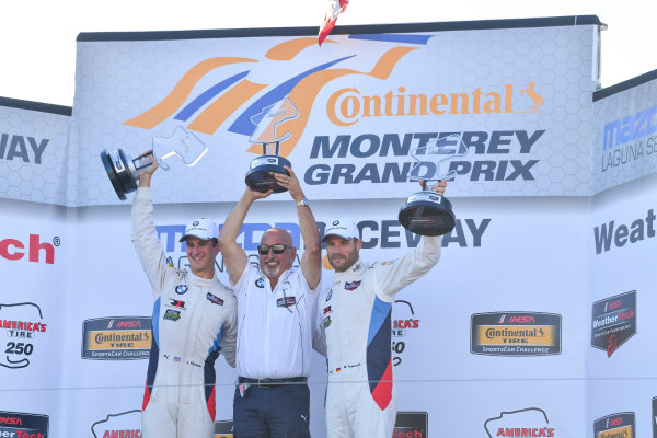 IMSA WeatherTech SportsCar Championship
AMERICA'S TIRE 250
Mazda Raceway Laguna Seca
Monterey, CA USA
Sunday 24 September 2017
24, BMW, BMW M6, GTLM, John Edwards, Martin Tomczyk, Bobby Rahal
World Copyright: Richard Dole
LAT Images
ref: Digital Image RD_LS_17_303