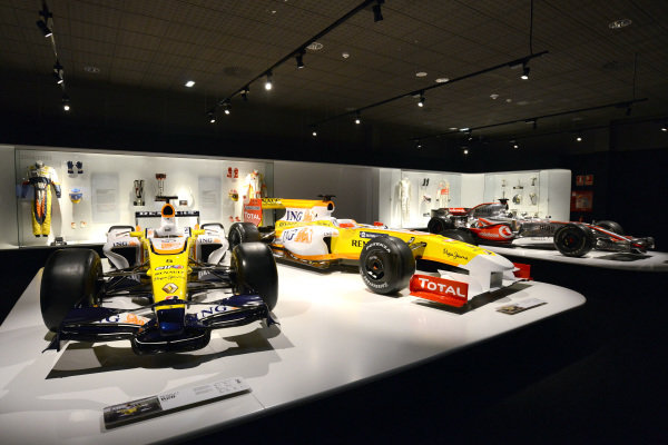 Renault R28 at Opening Of The Museum Of Fernando Alonso, Llanera, Austrias, Spain, 26 June 2015.