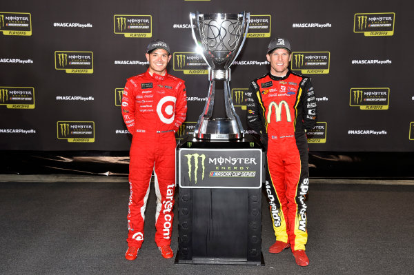 Monster Energy NASCAR Cup Series
Federated Auto Parts 400
Richmond Raceway, Richmond, VA USA
Saturday 9 September 2017
Jamie McMurray, Chip Ganassi Racing, McDonald's Chevrolet SS and Kyle Larson, Chip Ganassi Racing, Target Chevrolet SS
World Copyright: Nigel Kinrade
LAT Images