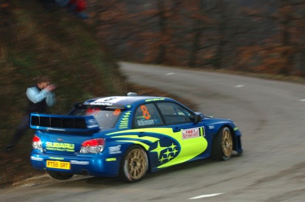 FIA World Rally Championship, Rd1,
January 18-21, 2007
Rallye Monte Carlo, Valence, France.
Shakedown, Thursday January 18, 2007.
Chris Atkinson (AUS) on the shakedown stage.
DIGITAL IMAGE