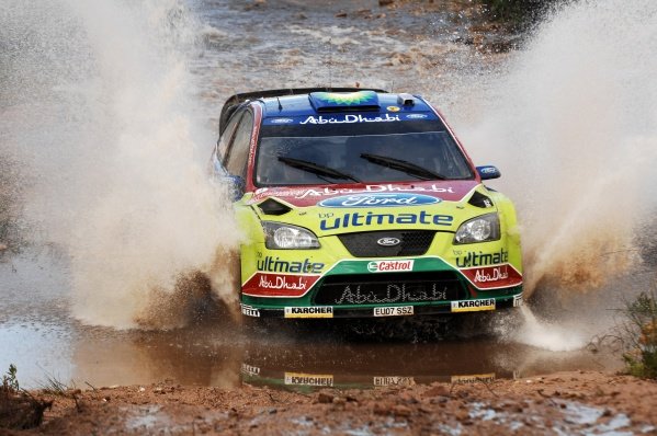 FIA World Rally Championship, Rd 6.
May 15-18, 2008
Rally d'Italia Sardegna, Olbia, Sardinia, Italy
Day Three, Sunday May 18, 2008.
Mikko Hirvonen (FIN) on Stage 14.
DIGITAL IMAGE
FIA World Rally Championship, Rd6, Rally d'Italia Sardegna, Sardinia, Italy, Day Three, Sunday 18 May 2008.