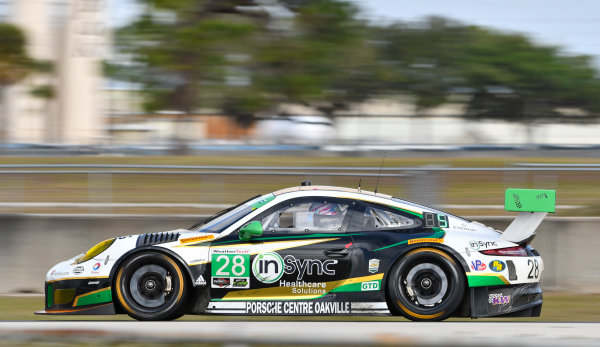 2017 WeatherTech SportsCar Championship - IMSA February Test
Sebring International Raceway, Sebring, FL USA
Friday 24 February 2017
28, Porsche, Porsche 911 GT3 R, GTD, Carlos de Quesada, Daniel Morad, Spencer Pumpelly
World Copyright: Richard Dole/LAT Images
ref: Digital Image RD_2_17_157