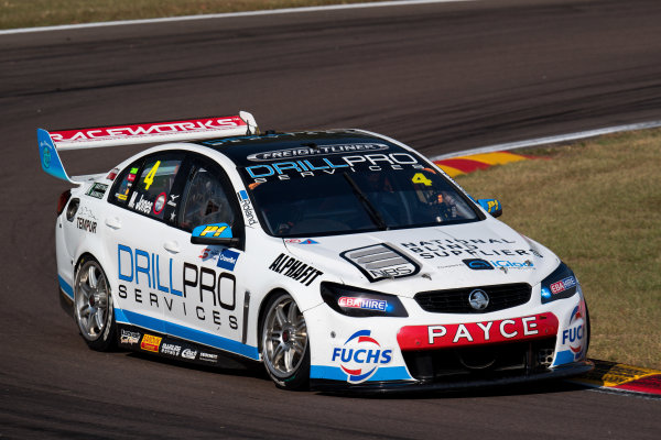 2017 Supercars Championship Round 6. 
Darwin Triple Crown, Hidden Valley Raceway, Northern Territory, Australia.
Friday June 16th to Sunday June 18th 2017.
Macauley Jones drives the #4 Drillpro Racing Holden Commodore VF.
World Copyright: Daniel Kalisz/LAT Images
Ref: Digital Image 160617_VASCR6_DKIMG_1532.JPG