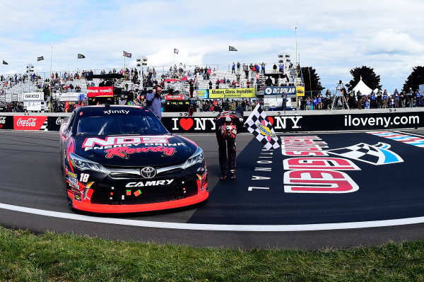 NASCAR XFINITY Series
Zippo 200 at The Glen
Watkins Glen International, Watkins Glen, NY USA
Saturday 5 August 2017
Kyle Busch, NOS Rowdy Toyota Camry, Celebrates after winning the Xfinity race in Watkins Glen.
World Copyright: John K Harrelson
LAT Images NASCAR XFINITY Series
Zippo 200 at The Glen
Watkins Glen International, Watkins Glen, NY USA
Saturday 5 August 2017
Kyle Busch, NOS Rowdy Toyota Camry, Celebrates after winning the Xfinity race in Watkins Glen.
World Copyright: John K Harrelson
LAT Images