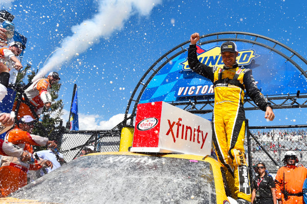 NASCAR XFINITY Series
One Main Financial 200
Dover International Speedway, Dover, DE USA
Saturday 3 June 2017
Kyle Larson, ParkerStore Chevrolet Camaro celebrates his win in Victory Lane
World Copyright: Nigel Kinrade
LAT Images
ref: Digital Image 17DOV1nk10441 NASCAR XFINITY Series
One Main Financial 200
Dover International Speedway, Dover, DE USA
Saturday 3 June 2017
Kyle Larson, ParkerStore Chevrolet Camaro celebrates his win in Victory Lane
World Copyright: Nigel Kinrade
LAT Images
ref: Digital Image 17DOV1nk10441