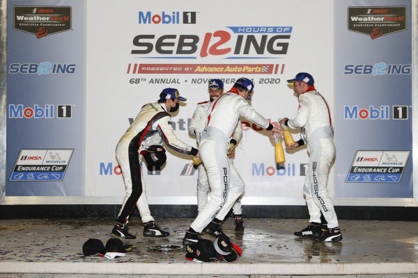 Podium:
Winning team: Porsche GT Team
Winning drivers: Nick Tandy, Fred Makowiecki, Earl Bamber
Second place team: Porsche GT Team
Second place drivers: Laurens Vanthoor, Earl Bamber, Neel Jani
champagne, orange juice Podium:
Winning team: Porsche GT Team
Winning drivers: Nick Tandy, Fred Makowiecki, Earl Bamber
Second place team: Porsche GT Team
Second place drivers: Laurens Vanthoor, Earl Bamber, Neel Jani
champagne, orange juice