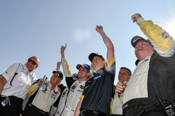 IMSA WeatherTech SportsCar Championship
Michelin GT Challenge at VIR
Virginia International Raceway, Alton, VA USA
Sunday 27 August 2017
3, Chevrolet, Corvette C7.R, GTLM, Antonio Garcia, Jan Magnussen celebrate the win in victory lane with team
World Copyright: Scott R LePage
LAT Images