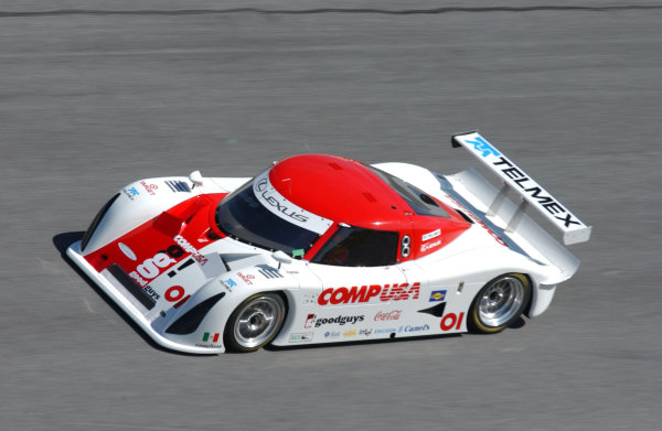 2004 Rolex 24 @ Daytona, Daytona International Speedway, Daytona, Florida, U.S
A.
January 29 - February 1, 2004
The Chip Ganassi Racing Lexus Riley entry with Max Papis and Scott Pruett the main stays at the helm this race.
C: 2004, Denis L. Tanney, U.S
A.
LAT Photographic

