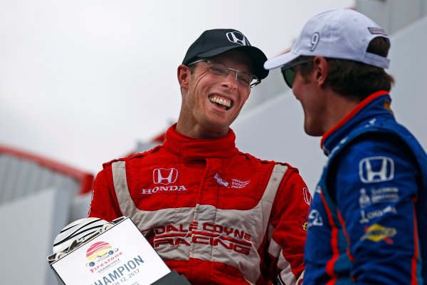 2017 Verizon IndyCar Series - Firestone Grand Prix of St. Petersburg
St. Petersburg, FL USA
Sunday 12 March 2017
Sebastien Bourdais and Scott Dixon celebrate on the podium
World Copyright: Phillip Abbott/LAT Images
ref: Digital Image lat_abbott_stp_0317_12857 2017 Verizon IndyCar Series - Firestone Grand Prix of St. Petersburg
St. Petersburg, FL USA
Sunday 12 March 2017
Sebastien Bourdais and Scott Dixon celebrate on the podium
World Copyright: Phillip Abbott/LAT Images
ref: Digital Image lat_abbott_stp_0317_12857