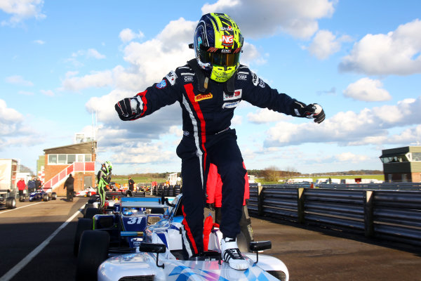 2016 BRDC British Formula 3 Championship,
Snetterton, Norfolk. 27th - 28th March 2016.
Enaam Ahmed (GBR) Douglas Motorsport BRDC F3.
World Copyright: Ebrey / LAT Photographic.