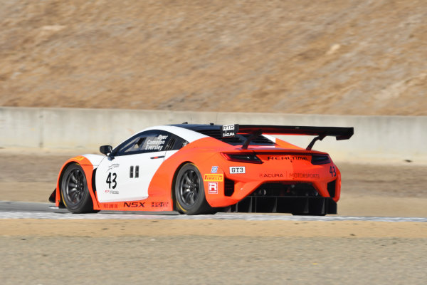 Pirelli World Challenge
Intercontinental GT Challenge California 8 Hours
Mazda Raceway Laguna Seca
Monterey, CA USA
Thursday 12 October 2017
Ryan Eversley, Tom Dyer, Dane Cameron, Acura NSX GT3, GT3 Overall
World Copyright: Richard Dole
LAT Images
ref: Digital Image RD_PWCLS17_005