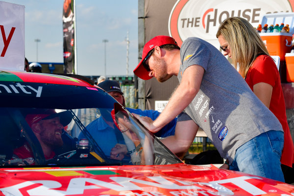 NASCAR XFINITY Series
TheHouse.com 300
Chicagoland Speedway, Joliet, IL USA
Saturday 16 September 2017
Justin Allgaier, BRANDT / Celebrating the Future of AG Chevrolet Camaro and team owner Dale Earnhardt Jr.
World Copyright: Logan Whitton
LAT Images