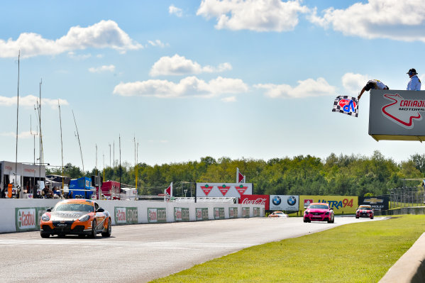 IMSA Continental Tire SportsCar Challenge
Mobil 1 SportsCar Grand Prix
Canadian Tire Motorsport Park
Bowmanville, ON CAN
Saturday 8 July 2017
56, Porsche, Porsche Cayman, ST, Jeff Mosing, Eric Foss, checkered flag, win, winner, finish line
World Copyright: Scott R LePage/LAT Images IMSA Continental Tire SportsCar Challenge
Mobil 1 SportsCar Grand Prix
Canadian Tire Motorsport Park
Bowmanville, ON CAN
Saturday 8 July 2017
56, Porsche, Porsche Cayman, ST, Jeff Mosing, Eric Foss, checkered flag, win, winner, finish line
World Copyright: Scott R LePage/LAT Images