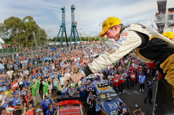 Homebush Street Circuit, Sydney, New South Wales.
4th - 5th December 2010.
James Courtney of Dick Johnson Racing takes out the 2010 Championship during the Sydney Telstra 500 Grand Finale.
World Copyright: Mark Horsburgh/LAT Photographic
ref: Digital Image 18-Courtney-EV14-10-01998B Homebush Street Circuit, Sydney, New South Wales.
4th - 5th December 2010.
James Courtney of Dick Johnson Racing takes out the 2010 Championship during the Sydney Telstra 500 Grand Finale.
World Copyright: Mark Horsburgh/LAT Photographic
ref: Digital Image 18-Courtney-EV14-10-01998B