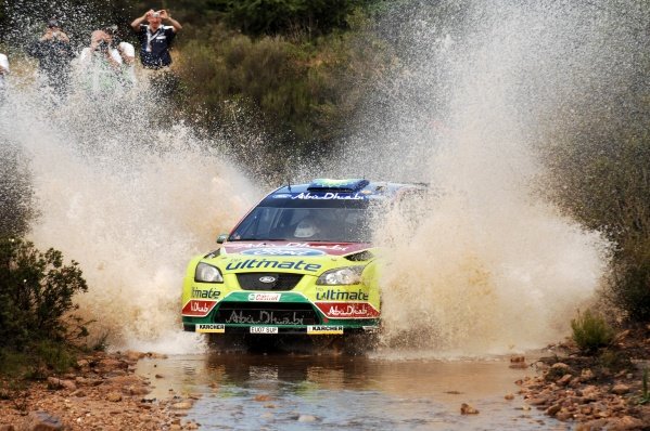 FIA World Rally Championship, Rd 6.
May 15-18, 2008
Rally d'Italia Sardegna, Olbia, Sardinia, Italy
Day Three, Sunday May 18, 2008.
Jari-Matti Latvala (FIN) in the watersplash on Stage 14.
DIGITAL IMAGE
FIA World Rally Championship, Rd6, Rally d'Italia Sardegna, Sardinia, Italy, Day Three, Sunday 18 May 2008.