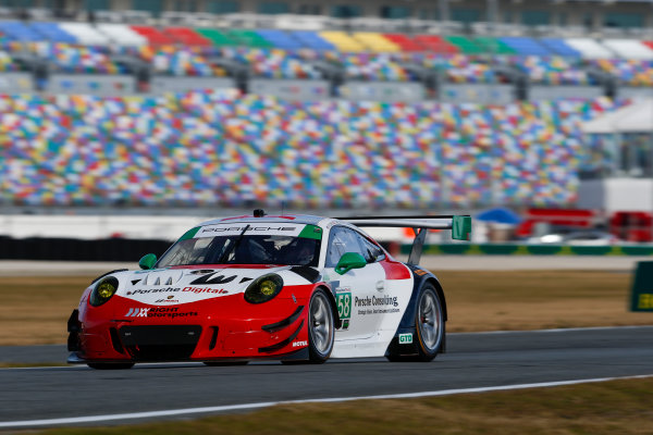 IMSA WeatherTech SportsCar Championship
Rolex 24 Hours
Daytona Beach, Florida, USA
Thursday 25 January 2018
#58 Wright Motorsports Porsche 911 GT3 R, GTD: Patrick Long, Christina Nielsen, Robert Renauer, Mathieu Jaminet
World Copyright: Jake Galstad
LAT Images

ref: Digital Image galstad-DIS-ROLEX-0118-294104