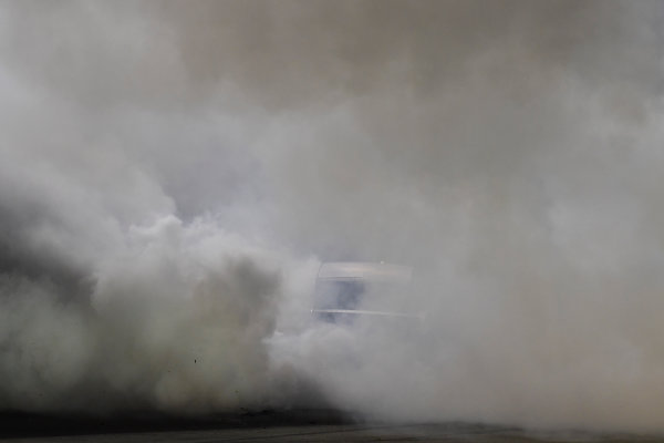 Monster Energy NASCAR Cup Series
Quaker State 400
Kentucky Speedway, Sparta, KY USA
Saturday 8 July 2017
Martin Truex Jr, Furniture Row Racing, Furniture Row/Denver Mattress Toyota Camry celebrates with a burnout
World Copyright: Logan Whitton
LAT Images Monster Energy NASCAR Cup Series
Quaker State 400
Kentucky Speedway, Sparta, KY USA
Saturday 8 July 2017
Martin Truex Jr, Furniture Row Racing, Furniture Row/Denver Mattress Toyota Camry celebrates with a burnout
World Copyright: Logan Whitton
LAT Images
