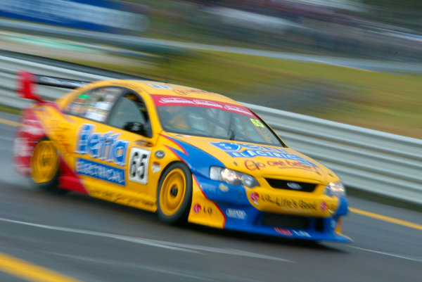 2003 Australian V8 Supercars, Round 9, Sandown, 14th September 2003.
FORD Falcon BA drivers Paul Radisich and Riickard Rydell in action during the Betta Electrical 500 held at Melbournes Sandown International Raceway today.
Photo: Mark Horsburgh/LAT Photographic