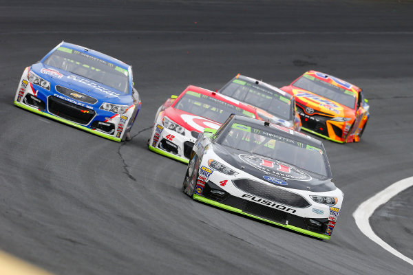 Monster Energy NASCAR Cup Series
Bank of America 500
Charlotte Motor Speedway, Concord, NC
Sunday 8 October 2017
Kevin Harvick, Stewart-Haas Racing, Jimmy John's Ford Fusion, Kyle Larson, Chip Ganassi Racing, Target Chevrolet SS and Jamie McMurray, Chip Ganassi Racing, Sherwin-Williams Chevrolet SS
World Copyright: Russell LaBounty
LAT Images