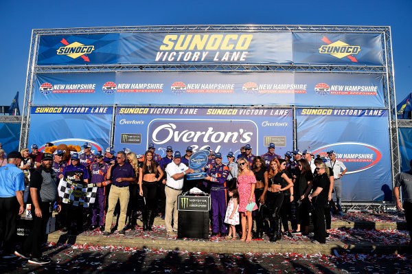 Monster Energy NASCAR Cup Series
Overton’s 301
New Hampshire Motor Speedway, Loudon, NH USA
Sunday 16 July 2017
Denny Hamlin, Joe Gibbs Racing, FedEx Office Toyota Camry wins
World Copyright: Rusty Jarrett
LAT Images