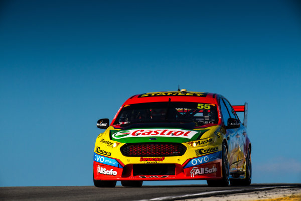 2017 Supercars Championship Round 4. 
Perth SuperSprint, Barbagallo Raceway, Western Australia, Australia.
Friday May 5th to Sunday May 7th 2017.
Chaz Mostert drives the #55 Supercheap Auto Racing Ford Falcon FGX.
World Copyright: Daniel Kalisz/LAT Images
Ref: Digital Image 050517_VASCR4_DKIMG_1521.JPG