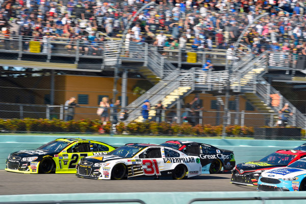 Monster Energy NASCAR Cup Series
Ford EcoBoost 400
Homestead-Miami Speedway, Homestead, FL USA
Sunday 19 November 2017
Ryan Newman, Richard Childress Racing, Caterpillar Chevrolet SS and Paul Menard, Richard Childress Racing, Richmond/Menards Chevrolet SS
World Copyright: Nigel Kinrade
LAT Images