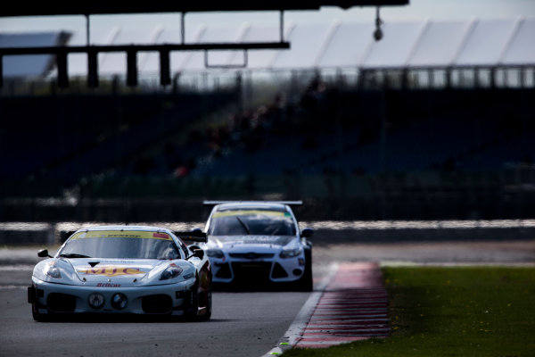 2015 Silverstone Dunlop Britcar 24 Hour.
Silverstone, Northamptonshire. 24th - 26th April 2015.
#4 - Witt Gamski (GB)/Phil Dryburgh (SCO)/Joe Macari (GB)/Rory Butcher (SCO) - MJC, GT2, Ferrari 430 GT2. 
World Copyright: Zak Mauger/LAT Photographic.
ref: Digital Image _L0U0168