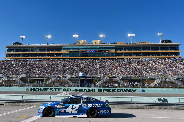 Monster Energy NASCAR Cup Series
Ford EcoBoost 400
Homestead-Miami Speedway, Homestead, FL USA
Sunday 19 November 2017
Kyle Larson, Chip Ganassi Racing, Credit One / DC Solar Chevrolet SS
World Copyright: Nigel Kinrade
LAT Images