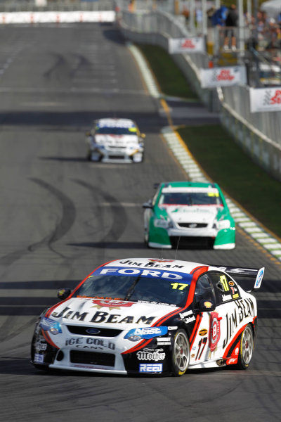 Round 4 - Hamilton 400.
Hamilton City Street Circuit, Hamilton, New Zealand.
17th - 18th April 2010.
Car 17, DJR, Dick Johnson Racing, Falcon FG, Jim Beam Racing, Steven Johnson.
World Copyright: Mark Horsburgh / LAT Photographic
ref: 17-Johnson-EV04-10-1925