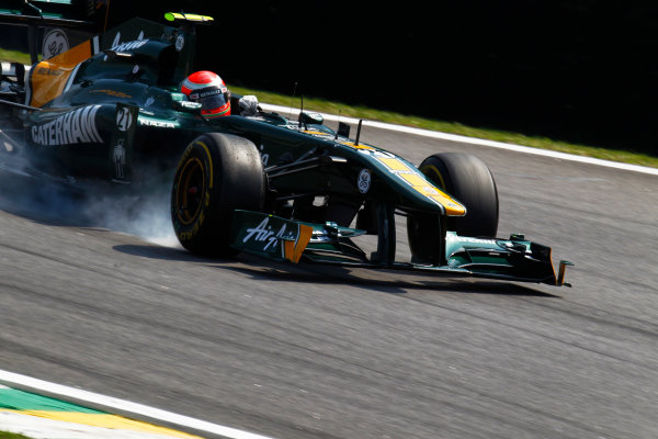 Interlagos, Sao Paulo, Brazil.
25th November 2011.
Jarno Trulli, Lotus T128 Renault, locks up under braking. Action.
World Copyright:Steven Tee/LAT Photographic
ref: Digital Image _A8C7880 Interlagos, Sao Paulo, Brazil.
25th November 2011.
Jarno Trulli, Lotus T128 Renault, locks up under braking. Action.
World Copyright:Steven Tee/LAT Photographic
ref: Digital Image _A8C7880