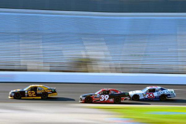 NASCAR XFINITY Series
Overton?s 200
New Hampshire Motor Speedway, Loudon, NH USA
Saturday 15 July 2017
Brendan Gaughan, South Point Hotel & Casino Chevrolet Camaro and Ryan Sieg, RSS Racing Chevrolet Camaro
World Copyright: Nigel Kinrade
LAT Images