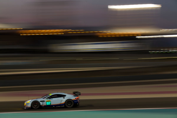 2015 FIA World Endurance Championship
Bahrain 6-Hours
Bahrain International Circuit, Bahrain
Saturday 21 November 2015.
Darren Turner, Jonny Adam (#97 GTE PRO Aston Martin Racing Aston Martin Vantage V8).
World Copyright: Sam Bloxham/LAT Photographic
ref: Digital Image _SBL5519