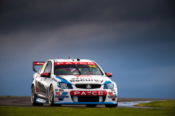 2017 Supercars Championship Round 3. 
Phillip Island 500, Phillip Island, Victoria, Australia.
Friday 21st April to Sunday 23rd April 2017.
James Moffat drives the #34 Wilson Security Racing GRM Holden Commodore VF.
World Copyright: Daniel Kalisz/LAT Images
Ref: Digital Image 210417_VASCR3_DKIMG_1725.JPG