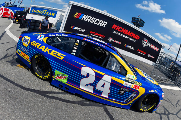 Monster Energy NASCAR Cup Series
Toyota Owners 400
Richmond International Raceway, Richmond, VA USA
Friday 28 April 2017
Chase Elliott, Hendrick Motorsports, NAPA Brakes Chevrolet SS
World Copyright: Nigel Kinrade
LAT Images
ref: Digital Image 17RIC1nk00449